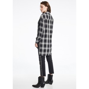 GAUDI JEANS CAMICIA LUNGA CHECK M/L* 121BD45011