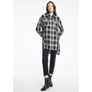 GAUDI JEANS CAMICIA LUNGA CHECK M/L* 121BD45011