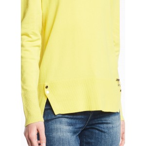 GAUDI JEANS MAGLIA GIROCOLLO M/L A SBUFFO* 121BD53006