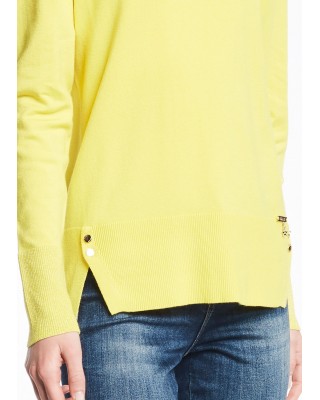 GAUDI JEANS MAGLIA GIROCOLLO M/L A SBUFFO* 121BD53006