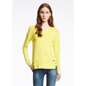 GAUDI JEANS MAGLIA GIROCOLLO M/L A SBUFFO* 121BD53006