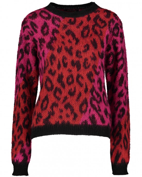 GAUDI JEANS MAGLIA GIROCOLLO M/L JACQUARD ANIMALIER* 121BD53045 GAUDI JEANS MAGLIA GIROCOLLO M/L JACQUARD ANIMALIER* 121BD53045