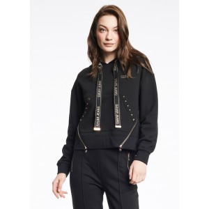 GAUDI JEANS MAGLIA DI FELPA CON CAPPUCCIO* 121BD64004
