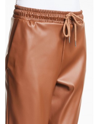 GAUDI FASHION PANTALONE IN FINTA PELLE * 121FD28004