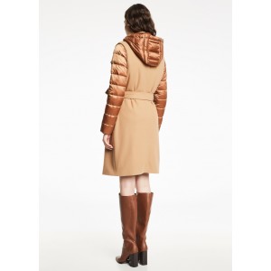 GAUDI FASHION COMPLETO: CAPPOTTO S-M + PIUMINO CON CAPPUCCIO M-L * 121FD35010
