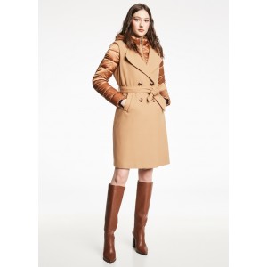 GAUDI FASHION COMPLETO: CAPPOTTO S-M + PIUMINO CON CAPPUCCIO M-L * 121FD35010