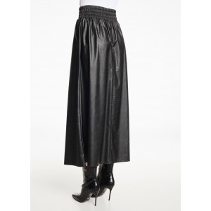 GAUDI FASHION GONNA LUNGA IN FINTA PELLE * 121FD78004