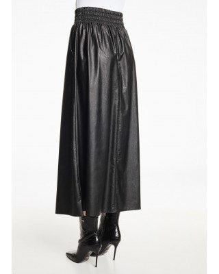 GAUDI FASHION GONNA LUNGA IN FINTA PELLE * 121FD78004
